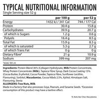 Youthful Living Keto Collagen Bar - Chocolate Macadamia